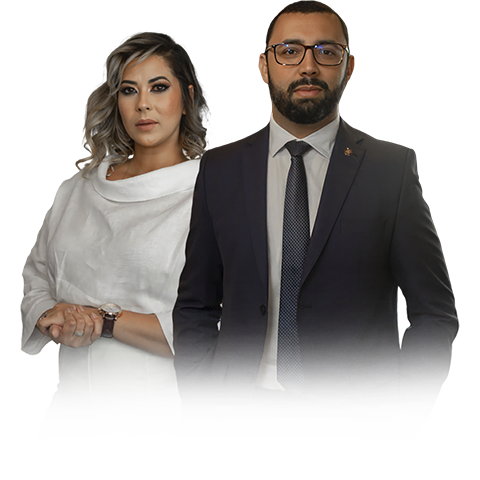 Dra. Amanda Pessoa e Dr. Edson Alexandre, sócios do escritório